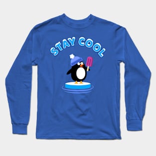 Stay Cool Penguin Long Sleeve T-Shirt